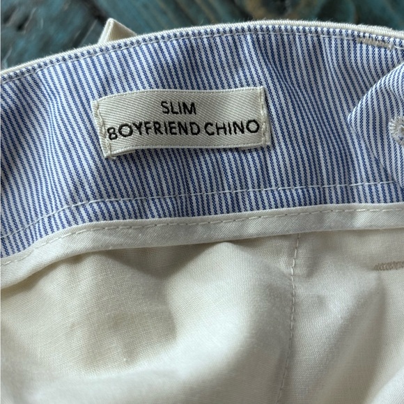 J Crew Slim Boyfriend Chino Cotton Pants Size 27 Petite NWT Brand New - Picture 9 of 9